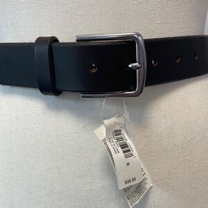 Gap Dark Brown leather belt NWT
